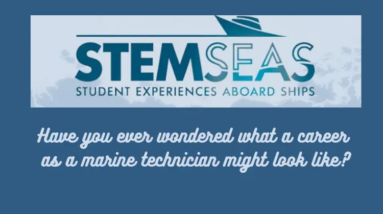 STEMSEAS logo with line and boat