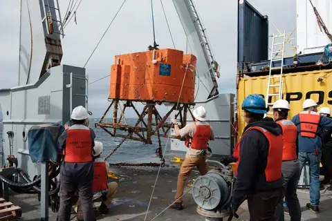 Crew members on R/V THOMAS G THOMPSON 