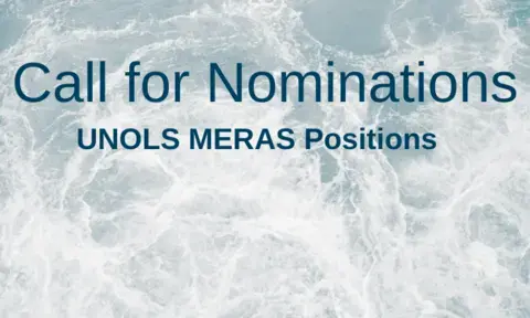 UNOLS Call for Nominations - MERAS Positions on a background of ocean water