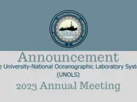 2023 UNOLS Annual Meeting Announcement Image 750x300